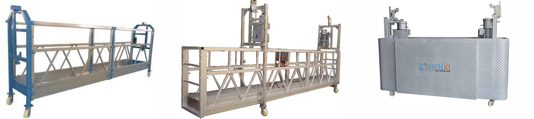 Suspended platform construction access